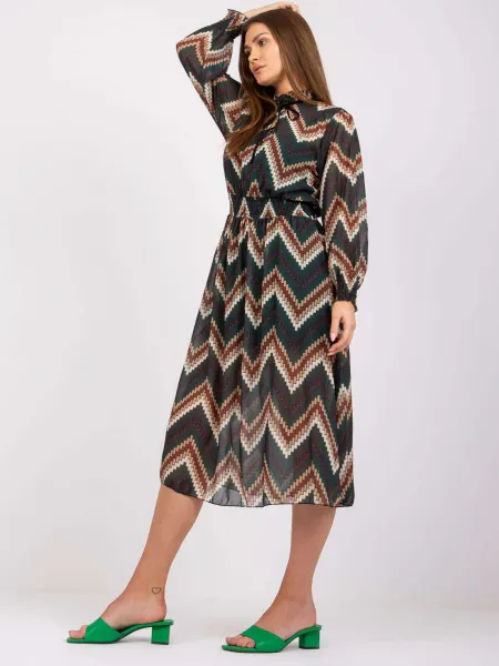 Dress-DHJ-SK-15177.06P-dark green