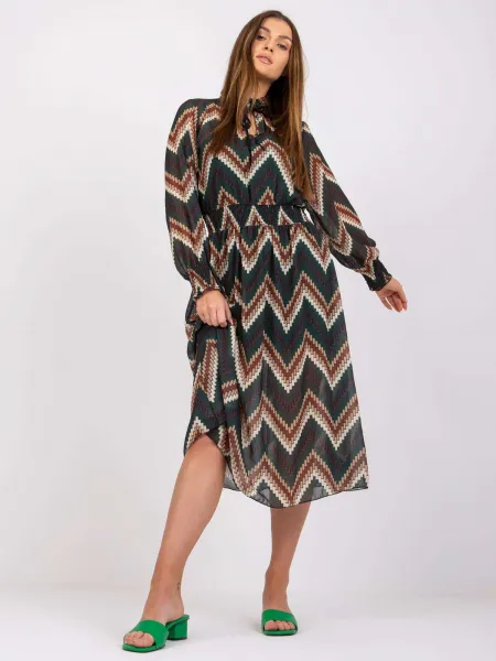 Dress-DHJ-SK-15177.06P-dark green
