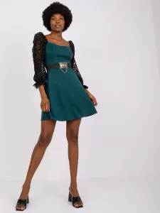 Dress-LK-SK-508840.22X-dark green