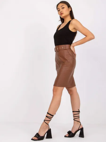 Skirt-DHJ-SD-5836.46P-brown