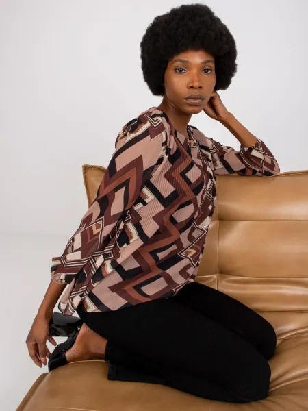 Blouse-DHJ-BZ-8643-2.67P-brown