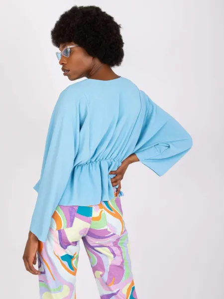 Blouse-DHJ-BZ-11979.67-light blue