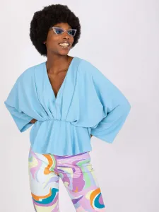Blouse-DHJ-BZ-11979.67-light blue