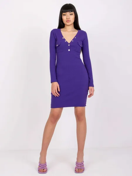 Dress-RV-SK-7438.17-dark purple