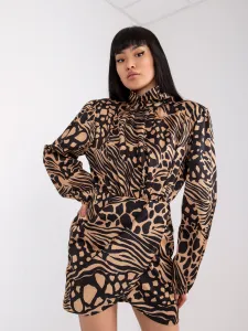 Dress-DHJ-SK-15259.55P-camel