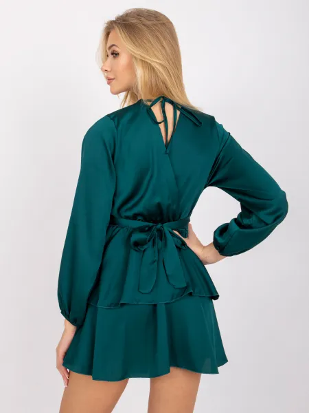 Dress-DHJ-SK-15178.45P-dark green