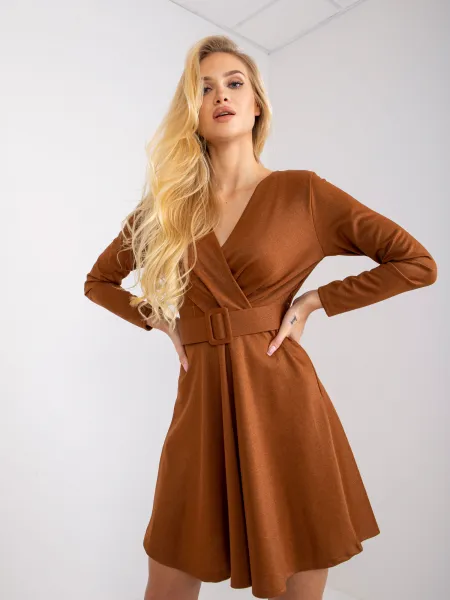 Dress-DHJ-SK-8818.37P-light brown