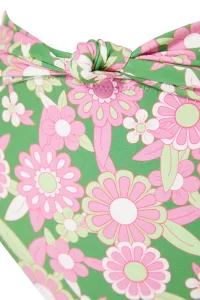 Trendyol Pink Floral Print Bikini Bottoms