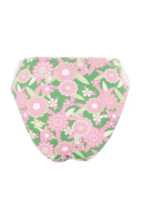 Trendyol Pink Floral Print Bikini Bottoms