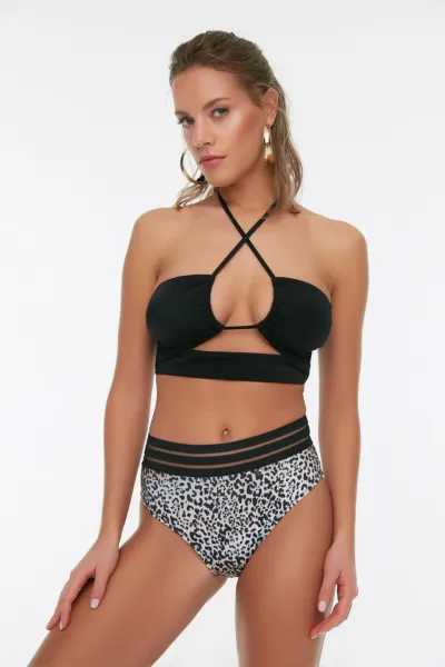 Bikiny spodný diel Trendyol Leopard print