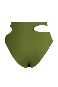 Trendyol khaki vystrihol detailné spodné diely bikín