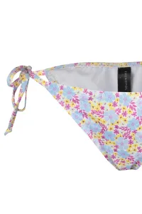 Trendyol Chrumkavé Bikini Nohavičky s Kvetinovým Vzorom s Detailom na Uväzovanie