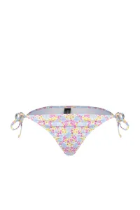 Trendyol Chrumkavé Bikini Nohavičky s Kvetinovým Vzorom s Detailom na Uväzovanie