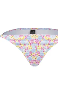 Trendyol Chrumkavé Bikini Nohavičky s Kvetinovým Vzorom s Detailom na Uväzovanie