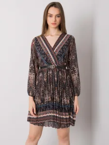 Dress-DHJ-SK-10201.93P-black-beige