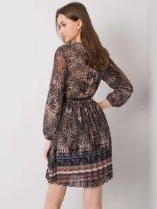 Dress-DHJ-SK-10201.93P-black-beige