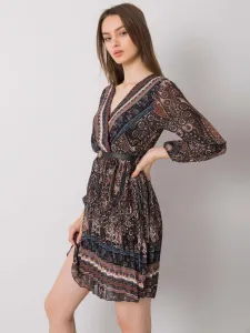 Dress-DHJ-SK-10201.93P-black-beige