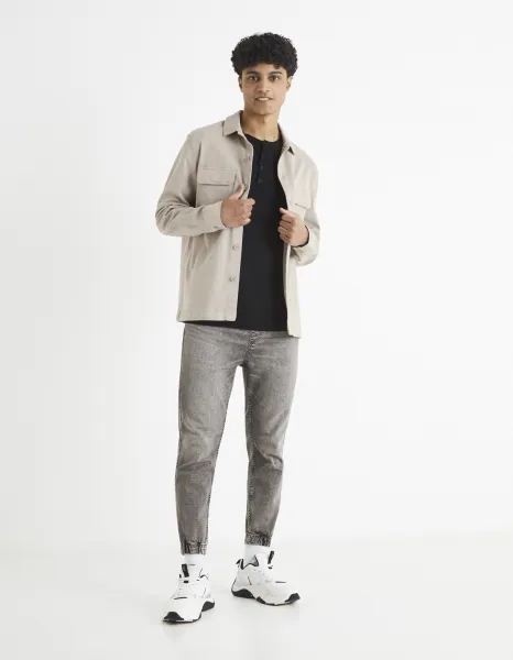 Slim fit pre mužov Celio - sivá