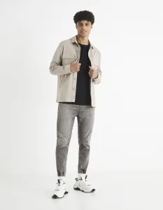 Slim fit pre mužov Celio - sivá