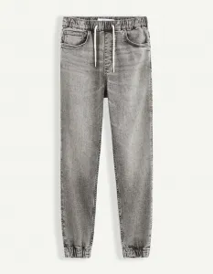 Slim fit pre mužov Celio - sivá