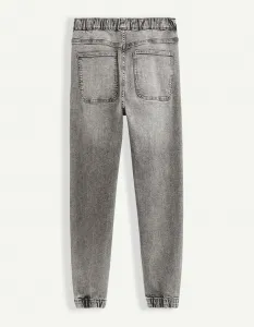 Slim fit pre mužov Celio - sivá