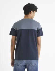 Celio Cotton T-Shirt Becolored with Pocket - Men's