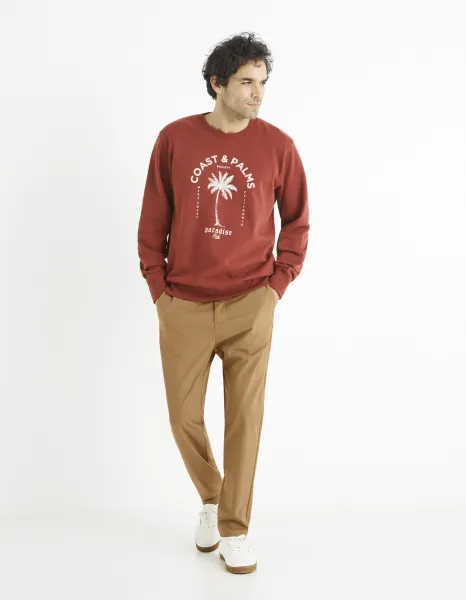 Celio Begrif Printed Sweatshirt - Men's