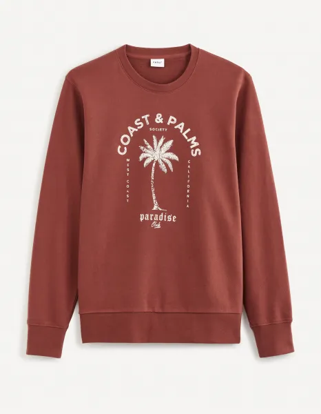 Celio Begrif Printed Sweatshirt - Men's