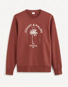 Celio Begrif Printed Sweatshirt - Men's