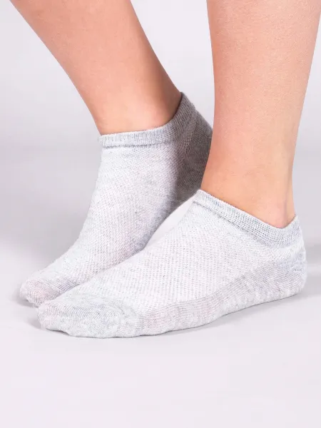 Yoclub Kids's Girls' Ankle Thin Cotton Socks Basic Plain Colours 6-pack SKS-0027G-0000