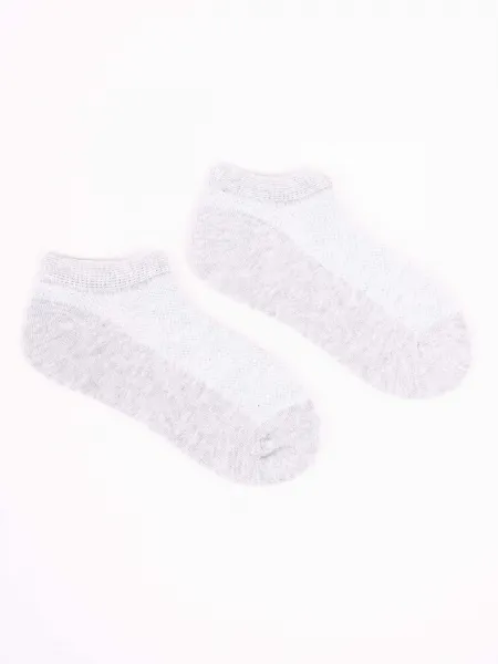 Yoclub Kids's Girls' Ankle Thin Cotton Socks Basic Plain Colours 6-pack SKS-0027G-0000