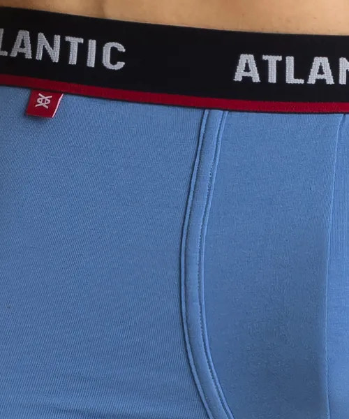 3-PACK Men's boxers ATLANTIC - dark blue, blue, dark blue,