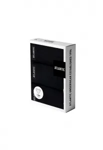 Pánske nohavičky ATLANTIC Sport 3Pack - čierne