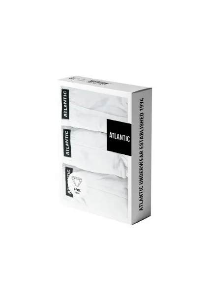 Pánske nohavičky ATLANTIC Sport 3Pack - biele