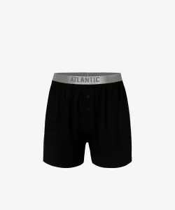 Man Bavlnené boxerky Pima ATLANTIC - čierne