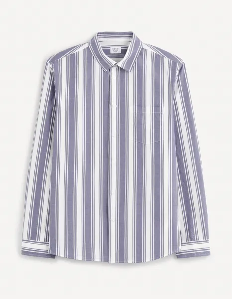Bavlnená košeľa Bastripes Celio