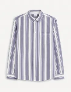 Bavlnená košeľa Bastripes Celio