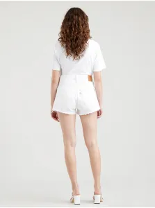 Biele dámske rifľové kraťasy Levi's®