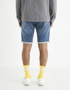 CELIO BOKNITBM Pánske džínsové kraťasy, modrá, veľkosť