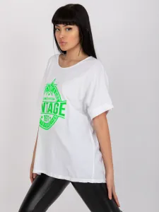 T-shirt-DHJ-TS-6860.26X-white-green