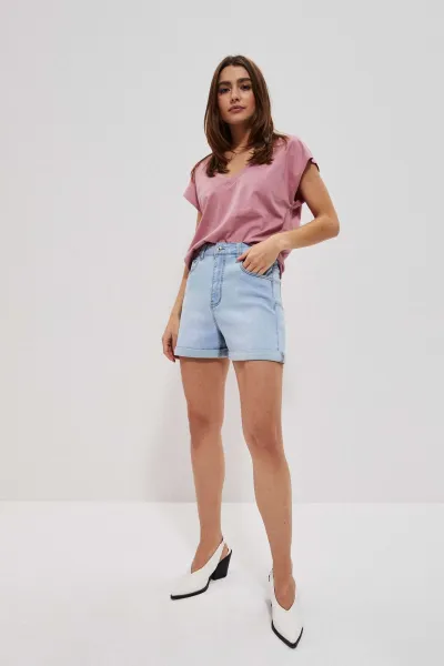 Marisse Bermuda Shorts L-Sh-3712 L.Blue