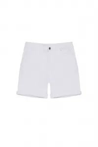 White plain shorts Moodo