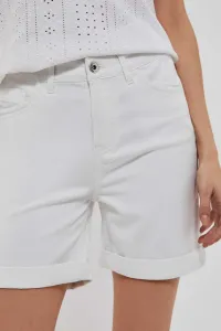 White plain shorts Moodo