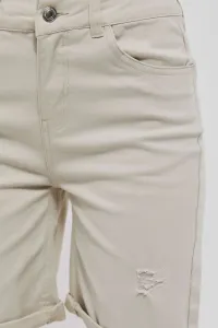 Marisse Ripped Shorts L-Sh-3700 L.Beige