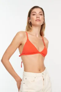 Trendyol Red Triangle Bikini Top