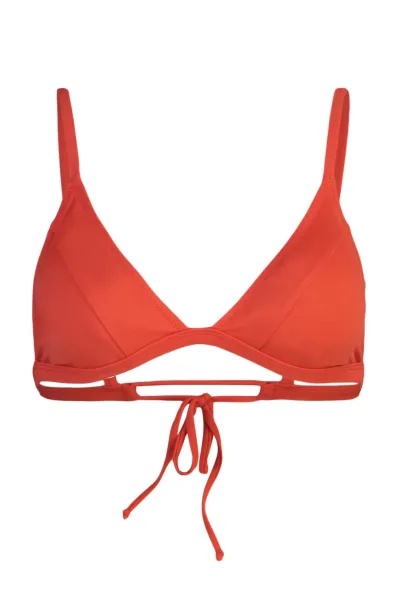 Trendyol Red Triangle Bikini Top