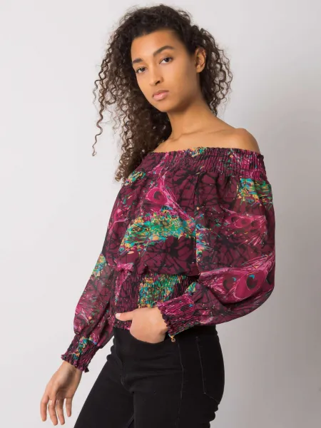 Blouse-DHJ-BZ-15175-2.10P-dark purple