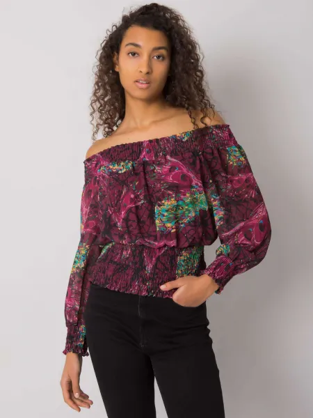 Blouse-DHJ-BZ-15175-2.10P-dark purple