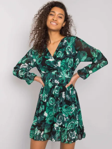 Dress-DHJ-SK-12220-1.10P-dark green
