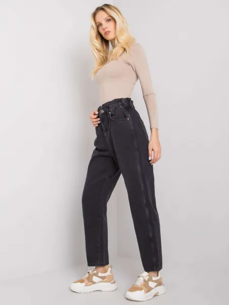 Trousers jeans-RO-SP-PNT-06.17P-black